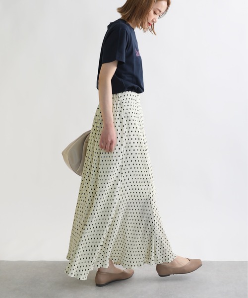 PICCIN（ピッチン）の「プリントロゴTシャツ（Tシャツ/カットソー・レディース・ネイビー/オフホワイト/ライトグリーン/グレイッシュベージュ・M）」の12枚目の写真