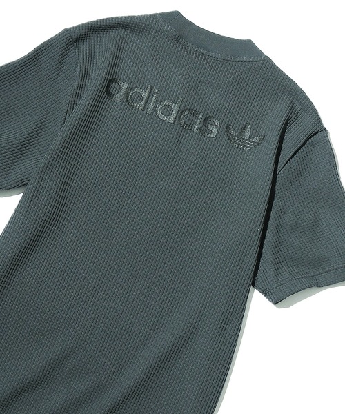 adidas(アディダス)の「adidas/アディダス ORI WAFFLE TEE ワッフルTシャツ(Tシャツ/カットソー・メンズ・ブラウン/アイボリー/チャコール・M/L/O)」の1枚目の写真