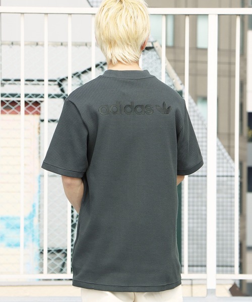 adidas ワッフル素材 Tシャツ adidas/アディダス ORI WAFFLE TEE ワッフルTシャツ（Tシャツ