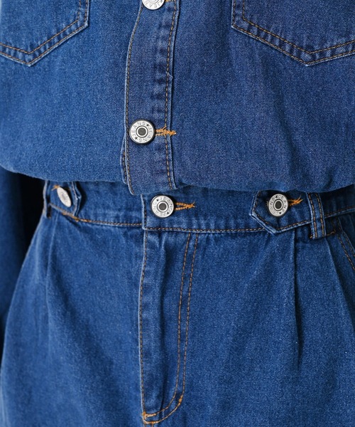 Narcissus（ナルシス）の「【Narcissus WEBSTORE 限定商品】デニムミニワンピース（ワンピース・レディース・その他・FREE）」の8枚目の写真