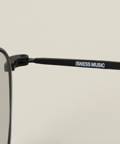 is-ness（イズネス）の「【is-ness / イズネス】IS-NESS MUSIC SUNGLASSES02（サングラス・メンズ・チャコールグレー/ブラック・FREE）」の18枚目の写真