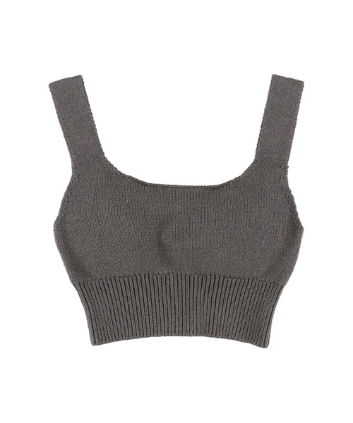 ALEXIA STAM（アリシアスタン）の「Padded Knit Tank Top/パデットニットタンクトップ（Tシャツ/カットソー・レディース・ホワイト/ベージュ/チャコールグレー・S/M）」の18枚目の写真