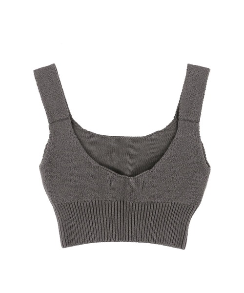 ALEXIA STAM（アリシアスタン）の「Padded Knit Tank Top/パデットニットタンクトップ（Tシャツ/カットソー・レディース・ホワイト/ベージュ/チャコールグレー・S/M）」の19枚目の写真