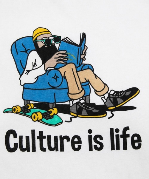modem design（モデムデザイン）の「MODEM DESIGN/モデムデザイン　USATEE -Culture is lifeおじさん-（Tシャツ/カットソー・メンズ・ホワイト/ブルー系その他・LARGE/X-LARGE/MEDIUM）」の7枚目の写真