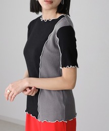 【WEB限定】メローリブトップス