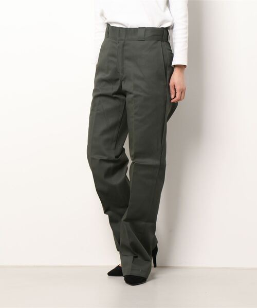 Dickies(ディッキーズ)の「【 Dickies / ディッキーズ 】 Dickies 874 L32 RIY(チノパンツ・レディース・チャコールグレー/カーキ/グリーン/ダークネイビー/ブラック・28inch)」の2枚目の写真