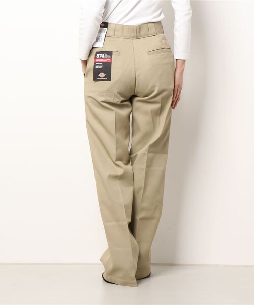 Dickies(ディッキーズ)の「【 Dickies / ディッキーズ 】 Dickies 874 L32 RIY(チノパンツ・レディース・チャコールグレー/カーキ/グリーン/ダークネイビー/ブラック・28inch)」の10枚目の写真