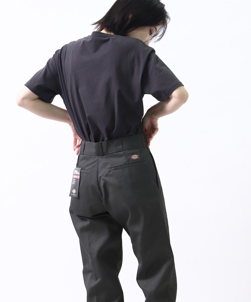 Dickies(ディッキーズ)の「【 Dickies / ディッキーズ 】 Dickies 874 L32 RIY(チノパンツ・レディース・チャコールグレー/カーキ/グリーン/ダークネイビー/ブラック・28inch)」の14枚目の写真