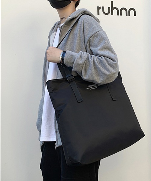 c.u.l（シーユーエル）の「【c.u.l】ユニセックス ナイロンビックトートバック cula373（トートバッグ・レディース・カーキ/ブラック・FREE）」の6枚目の写真