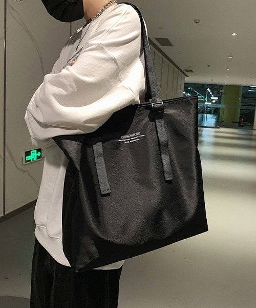 c.u.l（シーユーエル）の「【c.u.l】ユニセックス ナイロンビックトートバック cula373（トートバッグ・レディース・カーキ/ブラック・FREE）」の10枚目の写真