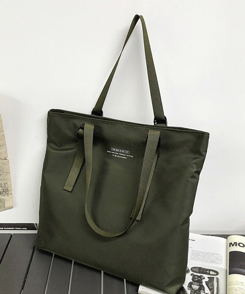 c.u.l（シーユーエル）の「【c.u.l】ユニセックス ナイロンビックトートバック cula373（トートバッグ・レディース・カーキ/ブラック・FREE）」の19枚目の写真