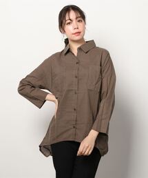 MAISON BREEZE | 【MAISON BREEZE】リネンタッチリラックスシャツ SCCH83(シャツ/ブラウス)