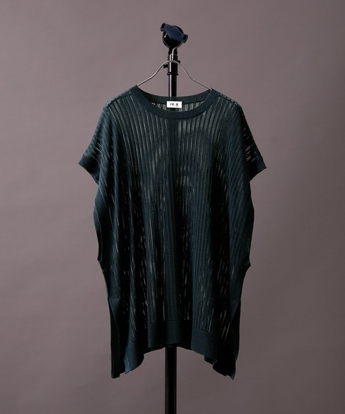 re_k by JUNRED(レクバイジュンレッド)の「【 re_k by JUNRED 】メッシュ編みオーバーニットベスト(ベスト・メンズ・ブラック/ブルー/イエロー・M/L)」の3枚目の写真