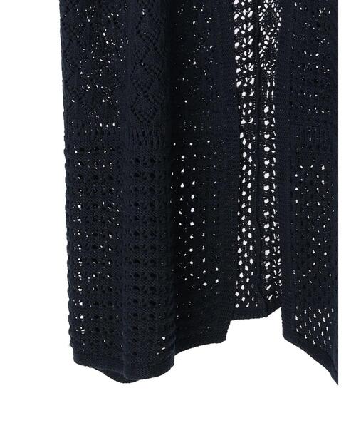 AMERICAN HOLIC（アメリカンホリック）の「透かし編みニュアンスニットカーディガン（カーディガン/ボレロ・レディース・アイボリー/ネイビー・FREE）」の11枚目の写真