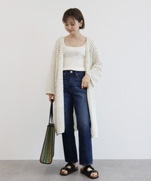 AMERICAN HOLIC | 透かし編みニュアンスニットカーディガン(カーディガン/ボレロ)