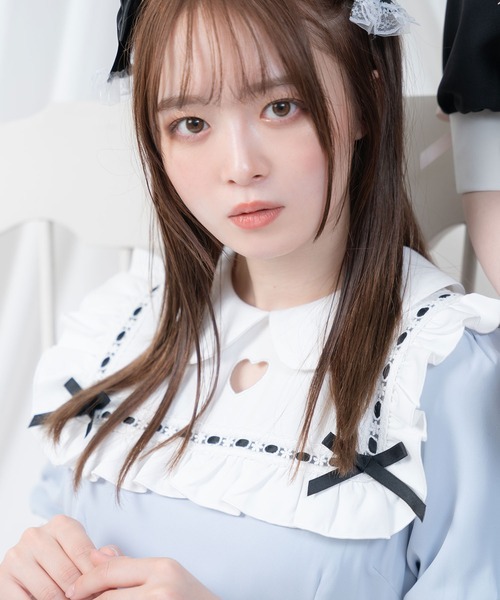 DearMyLove(ディアマイラブ)の「ハートくり抜きはしごリボンワンピース(ワンピース・レディース・ブラック/ブルー/ラベンダー/ブラック系その他/ブルー系その他/パープル系その他・MEDIUM/LARGE/X-LARGE/XX-LARGE)」の11枚目の写真