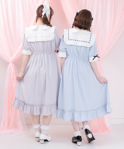 DearMyLove(ディアマイラブ)の「ハートくり抜きはしごリボンワンピース(ワンピース・レディース・ブラック/ブルー/ラベンダー/ブラック系その他/ブルー系その他/パープル系その他・MEDIUM/LARGE/X-LARGE/XX-LARGE)」の18枚目の写真