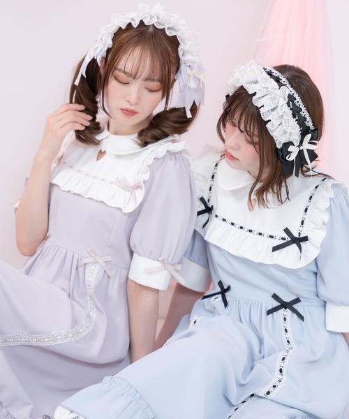 DearMyLove(ディアマイラブ)の「ハートくり抜きはしごリボンワンピース(ワンピース・レディース・ブラック/ブルー/ラベンダー/ブラック系その他/ブルー系その他/パープル系その他・MEDIUM/LARGE/X-LARGE/XX-LARGE)」の19枚目の写真