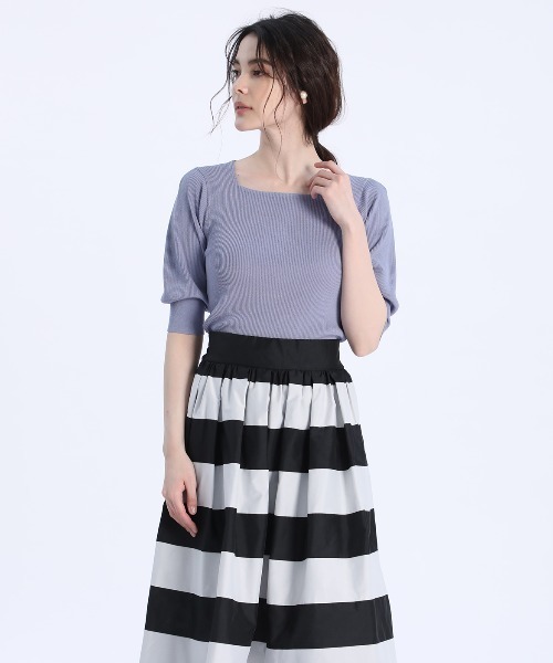 Maglie Par Ef De スクエアリブニット ニット セーター Maglie Par Ef De マーリエパーエフデ のファッション通販 Zozotown