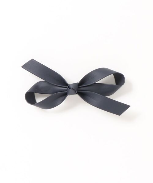 bibmilk（ビブミルク）の「BIBMILK SOLID 10cm RIBBON CLIP GREN-005（バレッタ/ヘアクリップ・キッズ・ピンク/パープル/ブラック/ネイビー/モカ/ダークグリーン/ベージュ/ブラウン・ONE SIZE）」の7枚目の写真