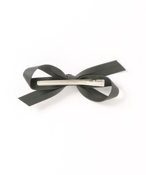 bibmilk（ビブミルク）の「BIBMILK SOLID 10cm RIBBON CLIP GREN-005（バレッタ/ヘアクリップ・キッズ・ピンク/パープル/ブラック/ネイビー/モカ/ダークグリーン/ベージュ/ブラウン・ONE SIZE）」の9枚目の写真