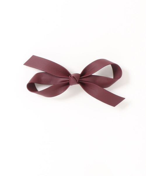 bibmilk（ビブミルク）の「BIBMILK SOLID 10cm RIBBON CLIP GREN-005（バレッタ/ヘアクリップ・キッズ・ピンク/パープル/ブラック/ネイビー/モカ/ダークグリーン/ベージュ/ブラウン・ONE SIZE）」の10枚目の写真