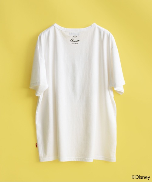 AVIREX（アヴィレックス）の「AVIREX/MICKEY MOUSE NEWYORK T-SHIRT/ アヴィレックス/ミッキーマウス ニューヨークティーシャツ（Tシャツ/カットソー・レディース・ホワイト/チャコールグレー・FREE）」の9枚目の写真