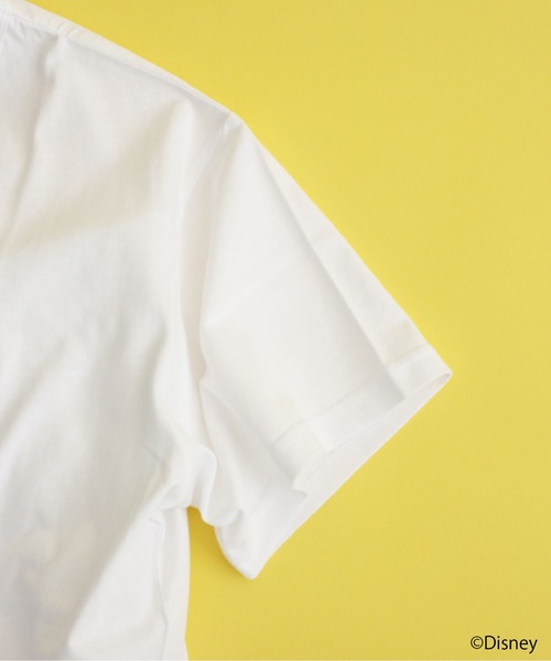 AVIREX（アヴィレックス）の「AVIREX/MICKEY MOUSE NEWYORK T-SHIRT/ アヴィレックス/ミッキーマウス ニューヨークティーシャツ（Tシャツ/カットソー・レディース・ホワイト/チャコールグレー・FREE）」の13枚目の写真