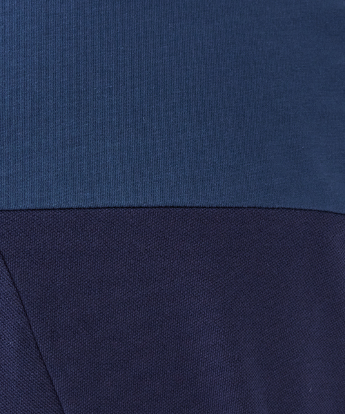 5351 POUR LES HOMMES（ゴーサンゴーイチプールオム）の「スラッシュパッチワーク半袖Tシャツ（Tシャツ/カットソー・メンズ・ブラック/ホワイト/ブルー・48/50/46/44）」の5枚目の写真