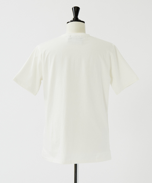 5351 POUR LES HOMMES（ゴーサンゴーイチプールオム）の「スラッシュパッチワーク半袖Tシャツ（Tシャツ/カットソー・メンズ・ブラック/ホワイト/ブルー・48/50/46/44）」の8枚目の写真