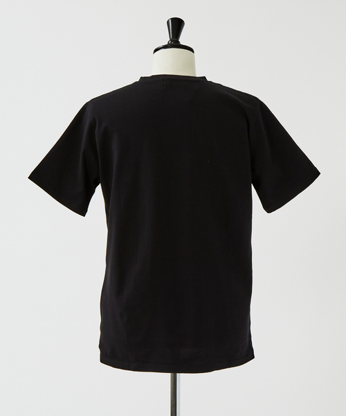5351 POUR LES HOMMES（ゴーサンゴーイチプールオム）の「スラッシュパッチワーク半袖Tシャツ（Tシャツ/カットソー・メンズ・ブラック/ホワイト/ブルー・48/50/46/44）」の7枚目の写真