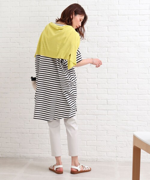 SHOO・LA・RUE(シューラルー)の「◆ビッグドルマンTシャツワンピース(ワンピース・レディース・ブラック/カーキ/ライトパープル/ブラック系2/ピンク系7・00)」の15枚目の写真