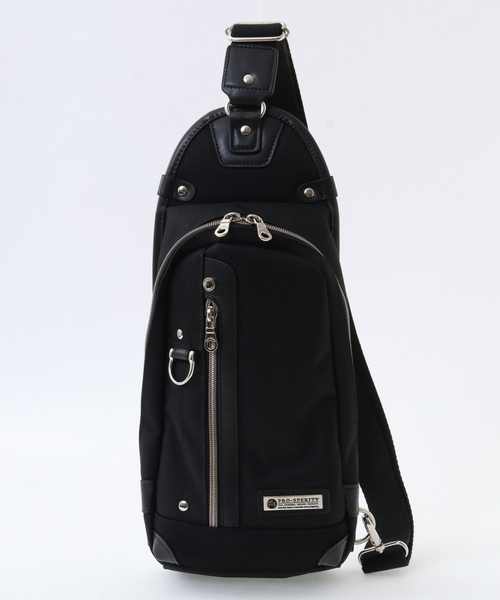 MEN'S MELROSE(メンズメルローズ)の「PRO-SPERITYボディバッグ(ボディバッグ/ウエストポーチ・メンズ・ブラック/ネイビー・FREE)」の2枚目の写真