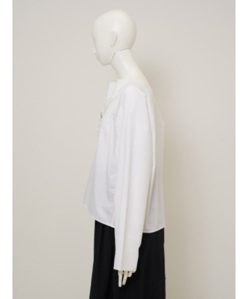 AERON(アーロン)の「AERON AERON 777-71853 BLOUSE(シャツ/ブラウス・レディース・ホワイト・34inch)」の3枚目の写真