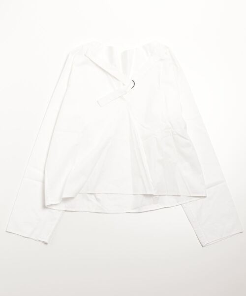 AERON(アーロン)の「AERON AERON 777-71853 BLOUSE(シャツ/ブラウス・レディース・ホワイト・34inch)」の6枚目の写真