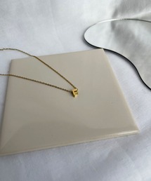 BROTHERHOOD | 【earyear】イニシャル チャーム ネックレス ゴールド(ネックレス)