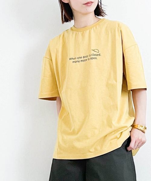 Ritzy（リッツィー）の「10/天竺 EMO NIGHT ブリントTシャツ レディース メンズ（Tシャツ/カットソー・メンズ・チャコール/グリーン/ホワイト/イエロー・LARGE/X-LARGE/MEDIUM）」の2枚目の写真