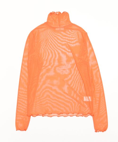 WEGO(ウィゴー)の「WEGO/シアータートルロンT(Tシャツ/カットソー・レディース・ホワイト/ブラック/ブラウン/ライム/その他1/その他2/ライトパープル/オレンジ・FREE)」の20枚目の写真