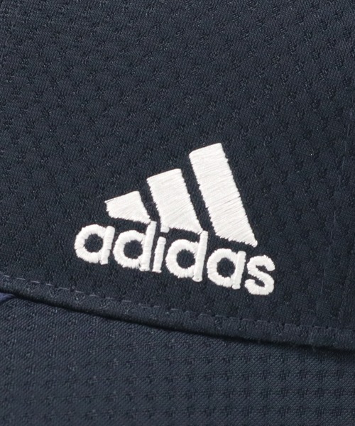 adidas(アディダス)の「アディダス メッシュキャップ 3本ライン UV(キャップ・メンズ・ネイビー/ベージュ/ブラック/ホワイト/グレー/ブラック×ブラック・FREE/X-LARGE)」の15枚目の写真