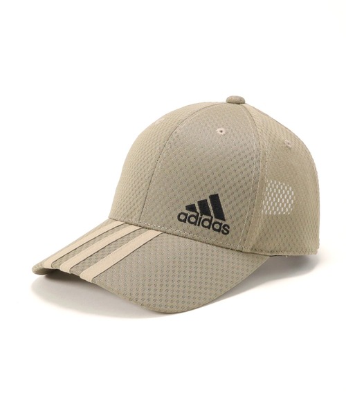 adidas(アディダス)の「アディダス メッシュキャップ 3本ライン UV(キャップ・メンズ・ネイビー/ベージュ/ブラック/ホワイト/グレー/ブラック×ブラック・FREE/X-LARGE)」の17枚目の写真
