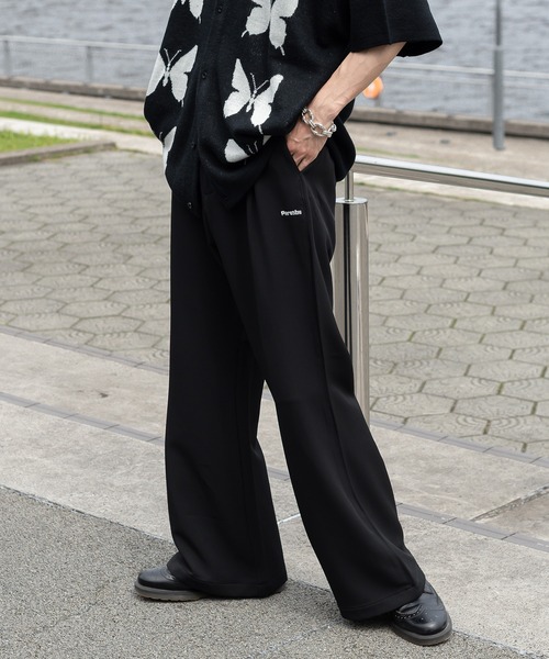 Perushu（ペルーシュ）の「ワイドフレアスラックス（スラックス・メンズ・ライトブルー/ブラック/ピンク/ライトグリーン/モカ・SMALL/MEDIUM/LARGE）」の10枚目の写真
