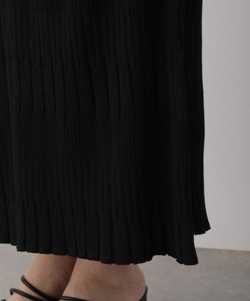 LOWRYS FARM（ローリーズファーム）の「ランダムテレコノースリーブワンピース　352708（ワンピース・レディース・ブラック/ブラウン/オレンジ/アイボリー・FREE）」の16枚目の写真