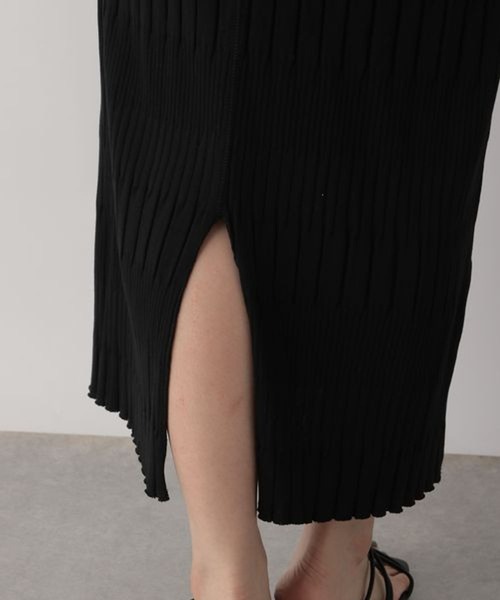 LOWRYS FARM（ローリーズファーム）の「ランダムテレコノースリーブワンピース　352708（ワンピース・レディース・ブラック/ブラウン/オレンジ/アイボリー・FREE）」の18枚目の写真