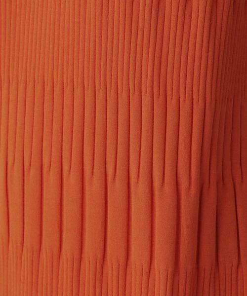 LOWRYS FARM（ローリーズファーム）の「ランダムテレコノースリーブワンピース　352708（ワンピース・レディース・ブラック/ブラウン/オレンジ/アイボリー・FREE）」の22枚目の写真