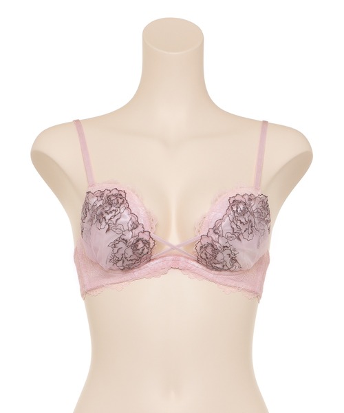 Ravijour（ラヴィジュール）の「レーシーピオニー ホットリフト ブラ(B～Dカップ)（ブラジャー・レディース・ブラック/ピンク/ボルドー・B65/B70/C70/D70/B75/C65/C75/D65/D75）」の13枚目の写真