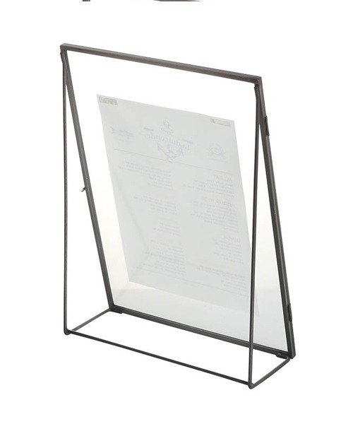 DULTON（ダルトン）の「TABLE DOUBLE GLASS FRAME STAND A4 /テーブル ダブル ガラス フレーム スタンド