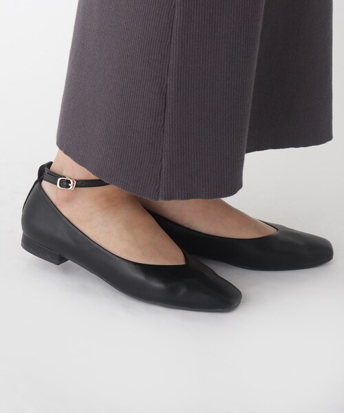 OPAQUE.CLIP（オペークドットクリップ）の「◆3WAYストラップフラットパンプス（パンプス・レディース・オフホワイト/ブラック・02/03）」の15枚目の写真