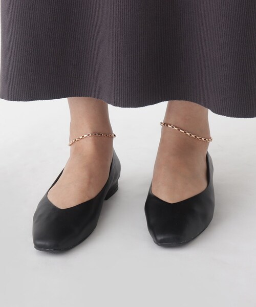 OPAQUE.CLIP（オペークドットクリップ）の「◆3WAYストラップフラットパンプス（パンプス・レディース・オフホワイト/ブラック・02/03）」の18枚目の写真