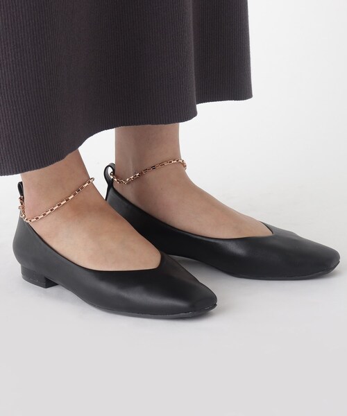 OPAQUE.CLIP（オペークドットクリップ）の「◆3WAYストラップフラットパンプス（パンプス・レディース・オフホワイト/ブラック・02/03）」の19枚目の写真