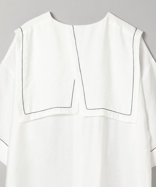 JEANASIS（ジーナシス）の「BIGカラーステッチシャツSS/156684（シャツ